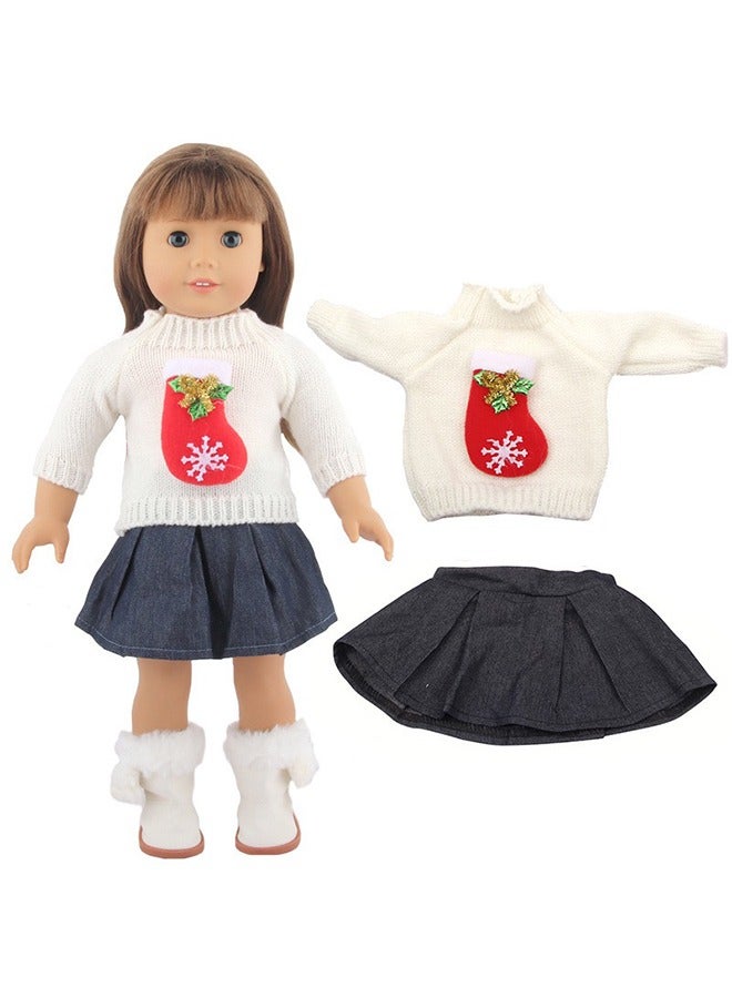2-Piece  Doll Clothes Sweater Set 18inch  - Image 4