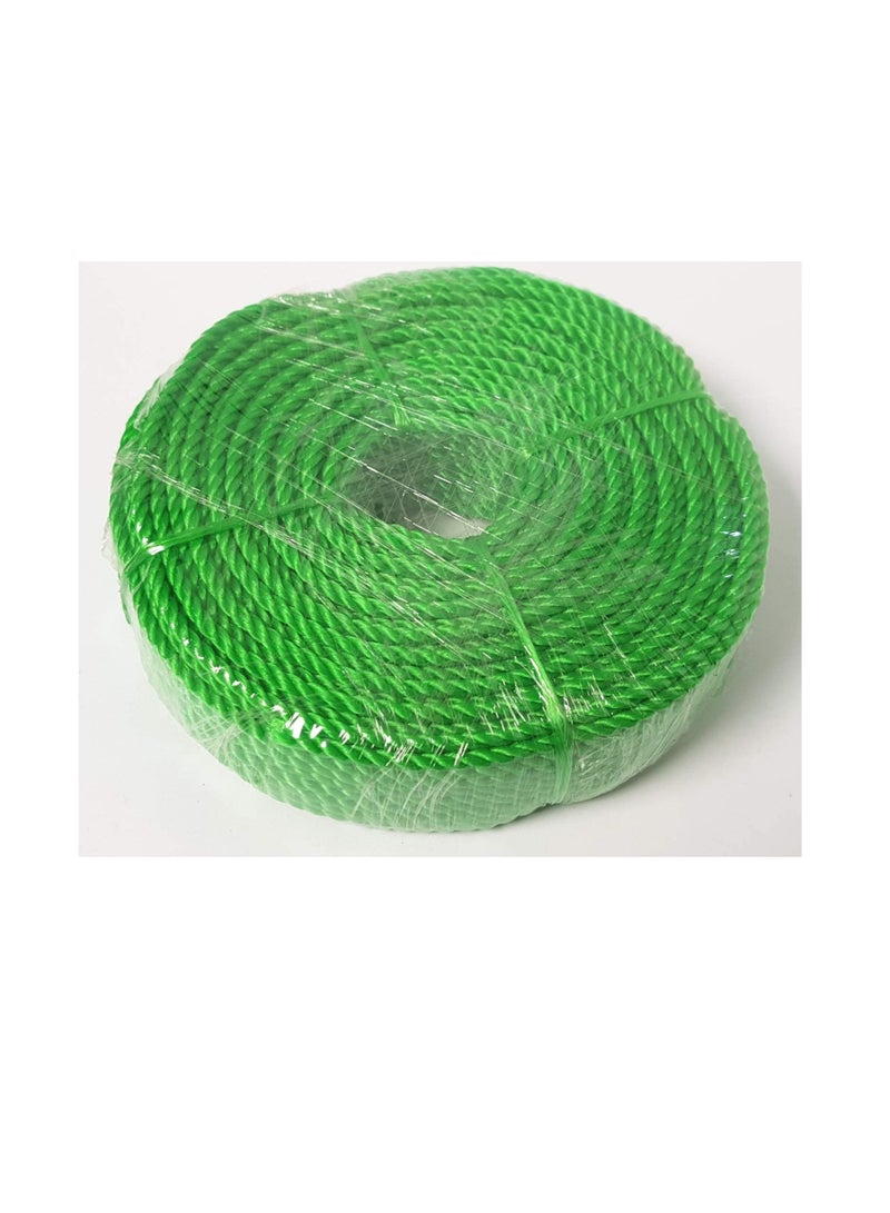 High Quality Multipurpose 4mm Virgin Plastic Nylon Rope 100 Yards (1, GREEN) - Image 2