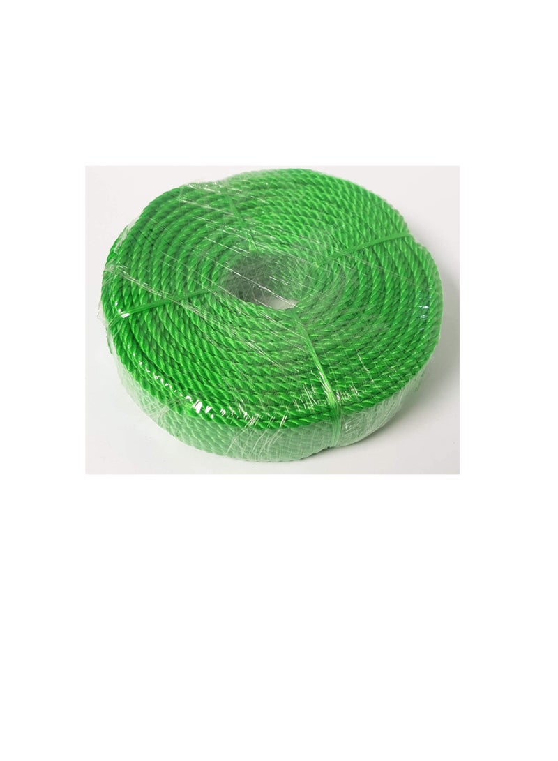 High Quality Multipurpose 4mm Virgin Plastic Nylon Rope 100 Yards (1, GREEN) - Image 3