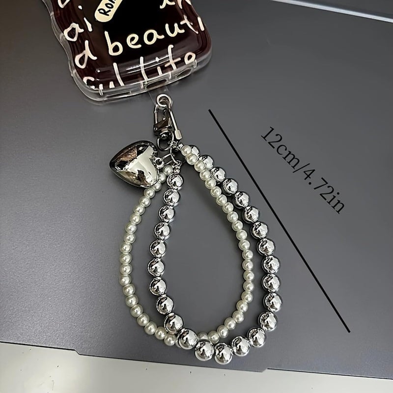 Bag Extender Chain Pearls Purse Strap for Crossbody Handbag Extenders Chain Replacement Bag Charm Strap - Image 3
