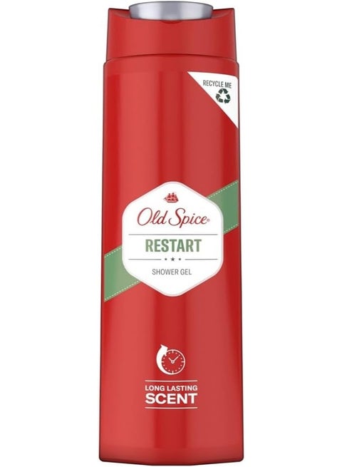 جل استحمام أولد سبايس للرجال - رائحة ريستارت المنعشة - 400 مل