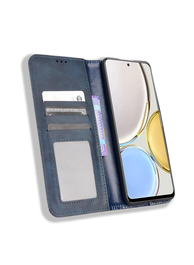 اس-توب جراب هاتف جلدي بتصميم حصان مجنون بتصميم مشبك مغناطيسي لهاتف Honor X9 5G / Magic4 Lite / X30 - Image 4