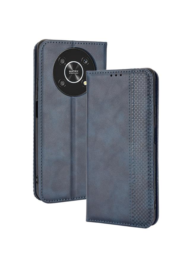 اس-توب جراب هاتف جلدي بتصميم حصان مجنون بتصميم مشبك مغناطيسي لهاتف Honor X9 5G / Magic4 Lite / X30 - Image 1