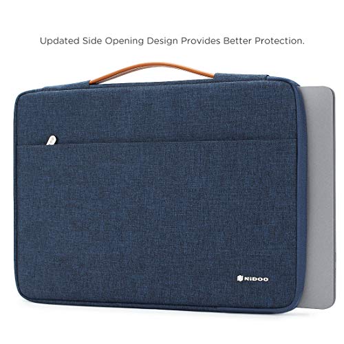 NIDOO 11.6 Inch Laptop Sleeve Case Briefcase Notebook Handbag for 12.9" iPad Pro 2018/13" MacBook Air 2018/13" MacBook Pro 2016-2018/12.3" Surface Pro 6/12" Samsung Galaxy Book2, Blue - Image 2