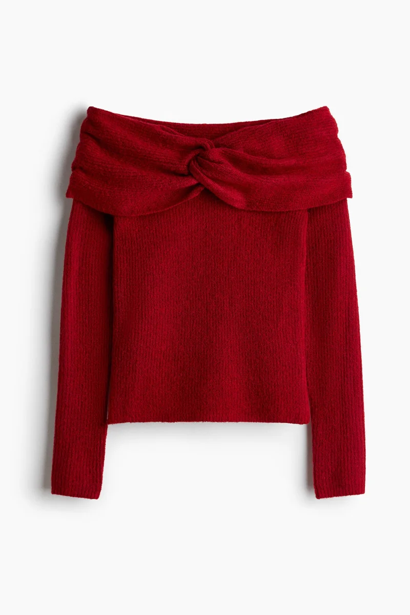 H&M Off-the-shoulder jumper
