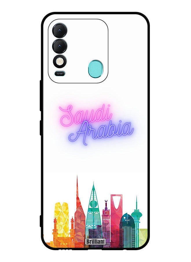 Brilliant Protective Case Cover For Tecno Spark 8 Saudi Arabia Map Art  - Image 1