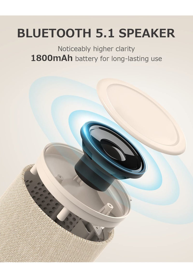 SYOSI Bluetooth Speaker, Magnetic Wireless Charger Phone Holder, Bluetooth Speakers with Night Light, 2 in 1 Wireless Charging Station with Night Light and Speaker for iPhone 14 13 12 - Image 5