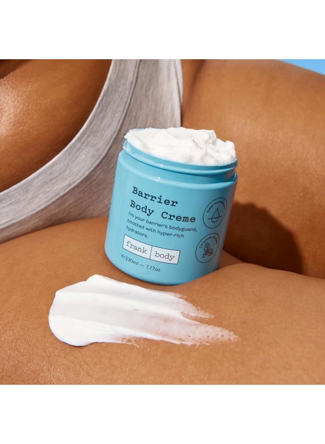 frank body Barrier Body Creme | Vegan, Cruelty Free Hydrating & Moisturising Creme |Soothe, Hydrate & Protect Your Skin Barrier With Ceramides & Panthenol | 7.77 oz / 230 mL - Image 5