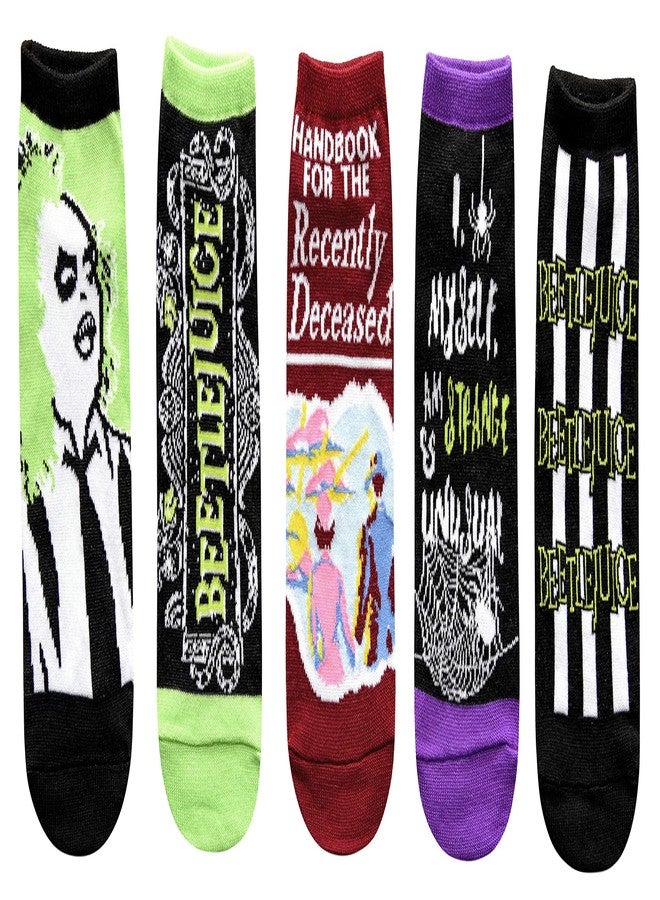 Hyp Beetlejuice Juniors/Womens 5 Pack Ankle Socks - Image 1