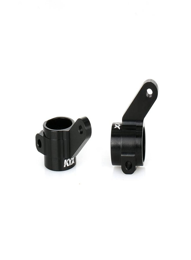 KYX Racing CNC Machined Aluminum Steering Blocks Left & Right Steering Knuckles Upgrades Parts Accessories for RC Crawler Car Traxxas 1/10 Drag Slash 1967 C10 - Image 4