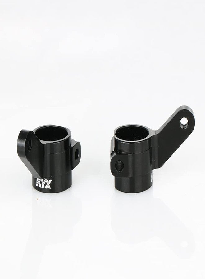 KYX Racing CNC Machined Aluminum Steering Blocks Left & Right Steering Knuckles Upgrades Parts Accessories for RC Crawler Car Traxxas 1/10 Drag Slash 1967 C10 - Image 5