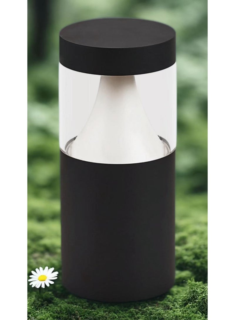 VMAX LED Garden Light 15W, 2000LM High Brightness IP65 Waterproof Aluminum Bollard Light for Villa Landscape, Outdoor Pathway & Courtyard Decor, Warm White - Image 5