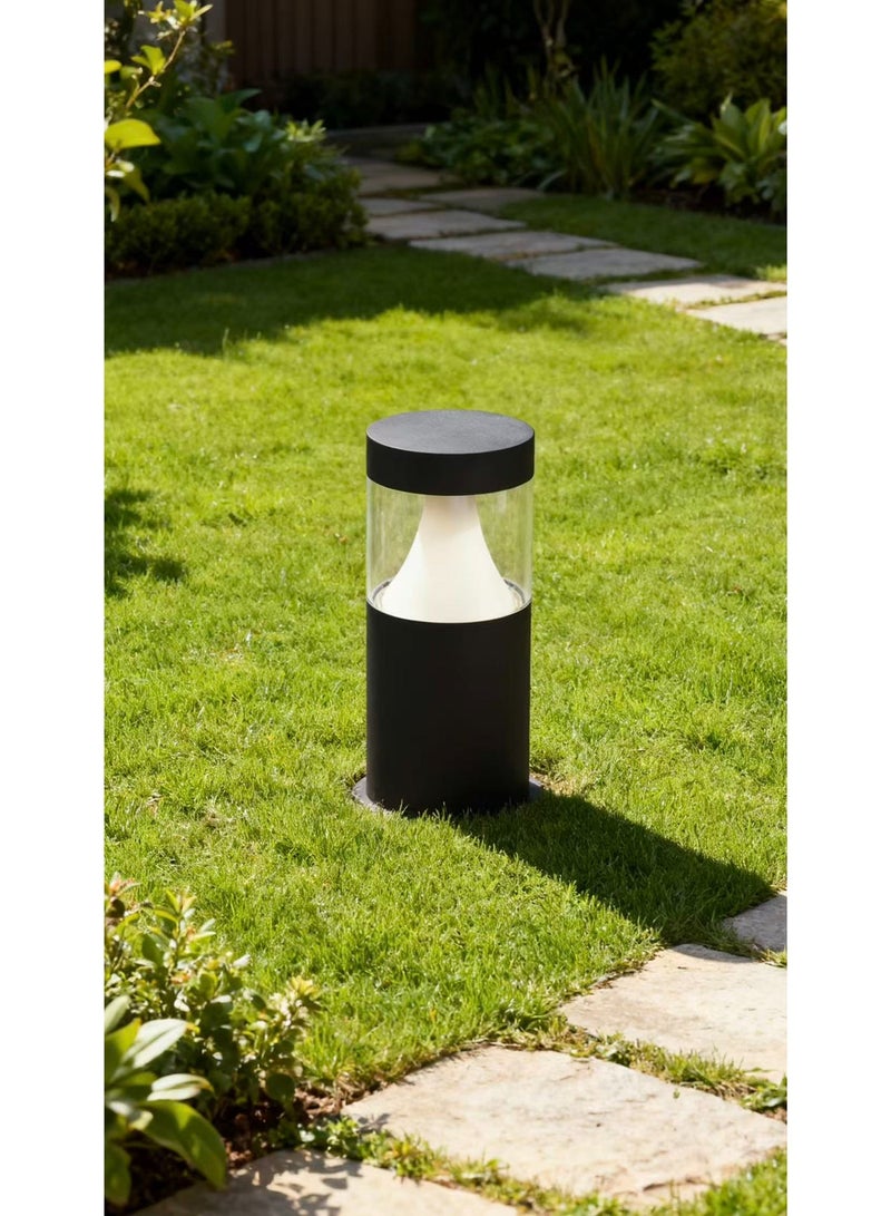 VMAX LED Garden Light 15W, 2000LM High Brightness IP65 Waterproof Aluminum Bollard Light for Villa Landscape, Outdoor Pathway & Courtyard Decor, Warm White - Image 3
