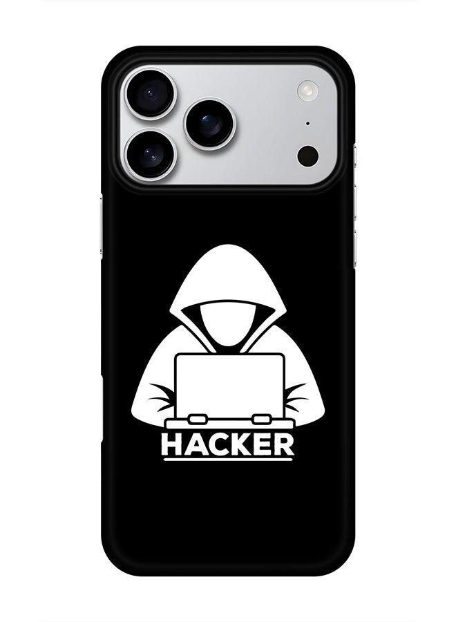 Stylizedd For iPhone 17 Pro Max,Case, [Compatible with MagSafe] Magnetic cover Slim fit Protection Matte, - Hacker