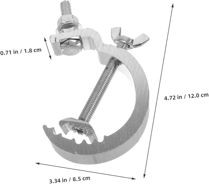 3pcs Aluminum Alloy Stage Light Hook Stand Barbecue Probe Filler Applicator Accessories - Image 3