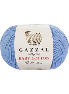 Gazzal Baby Cotton Light Blue Baby Wool-3423 