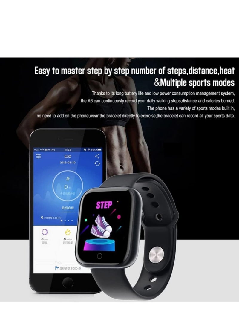Excefore Smart Watch, Sport Waterproof Smartwatch, Fitness Tracker with Heart Rate Blood Pressure, Sleep Monitor, Sleep Monitor,Message Call Reminder Smart Watch, Compatible for iOS/Android  - Image 5