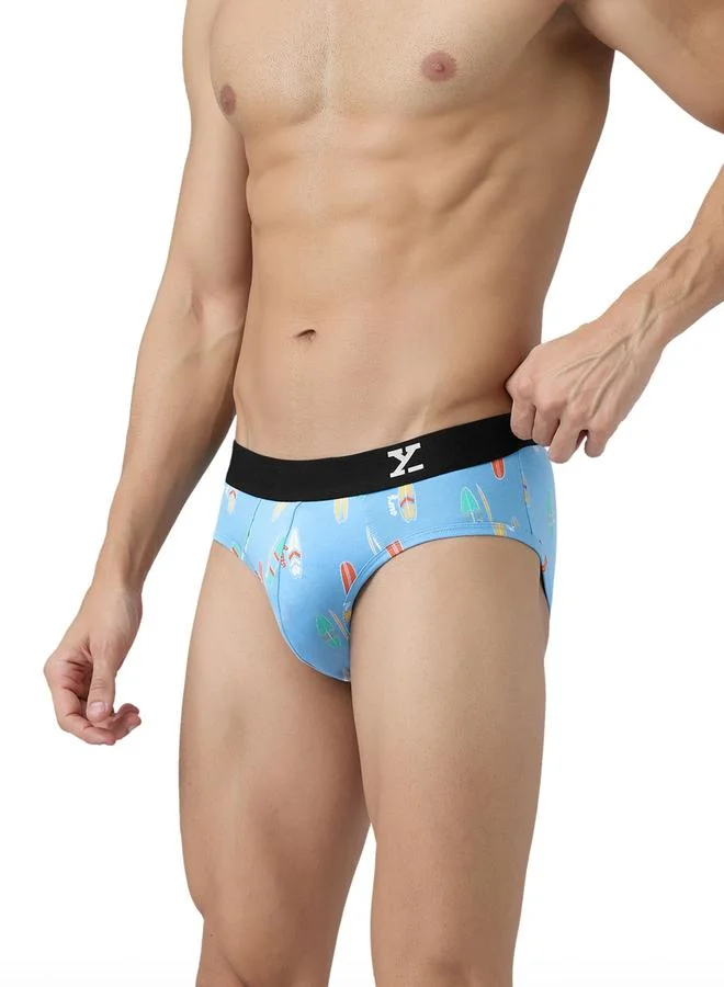 اكس واي اكس اكس سراويل داخلية قطنية فائقة التمشيط مطبوعة مُضادة للبكتيريا