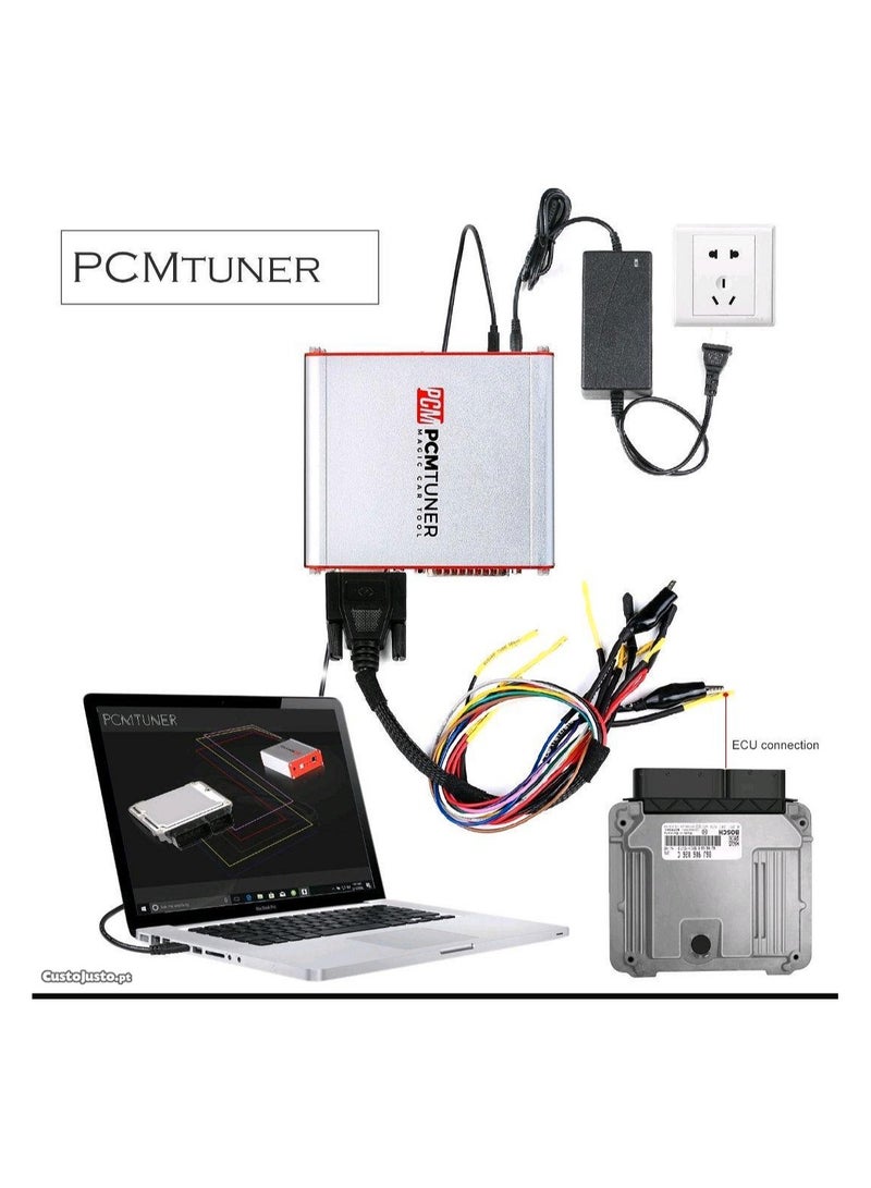 Generic - Automobile Ecm Tcm Programmer, Pcmtuner V1.27, 67 Ecu Software Modules Pinout Diagrams with Diagnosis 2 in 1 Install Support Technical Service - Image 1
