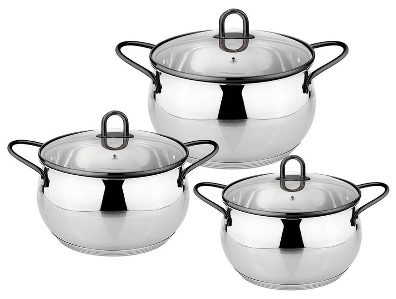 هوسرولاند طقم وعاء شوربة متعدد الوظائف غير لاصق مع غطاء للمطبخ