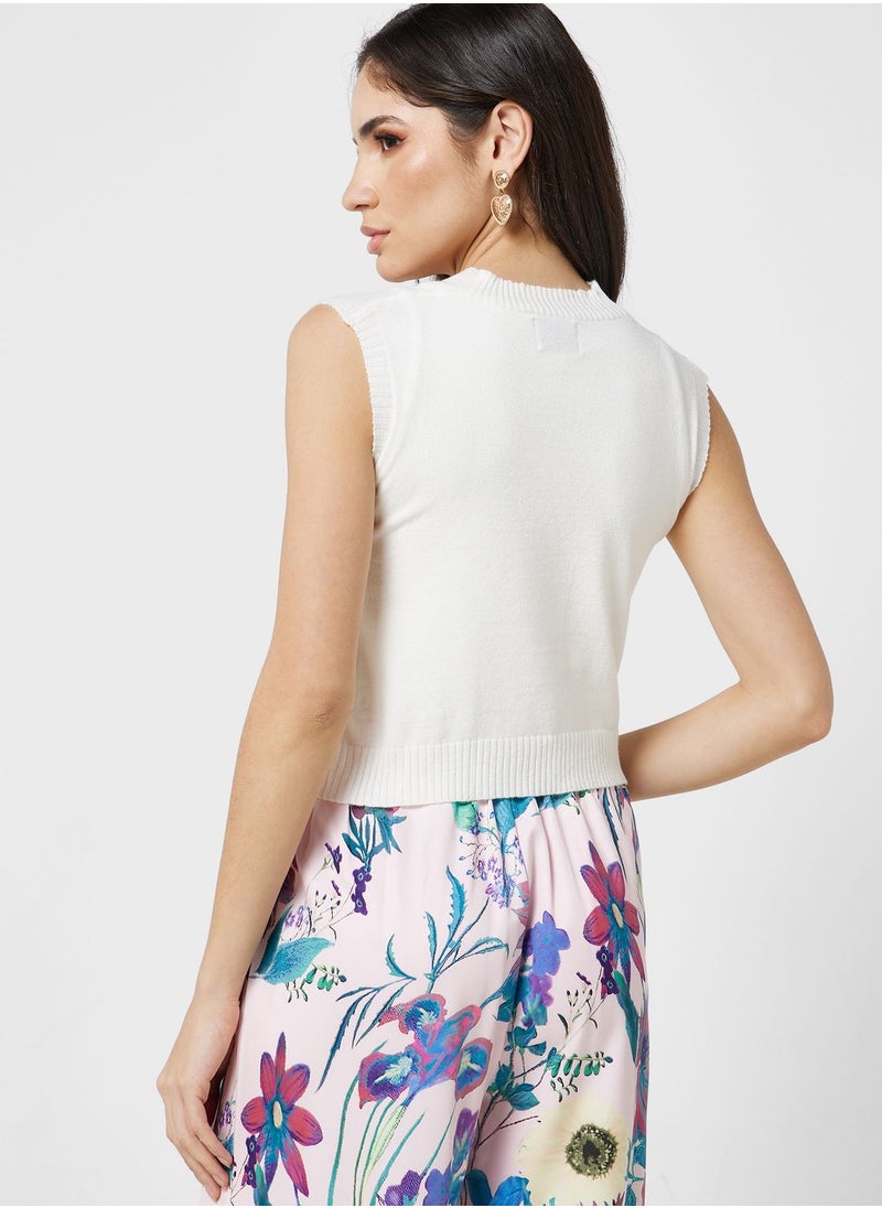 ELLA - Sleeveless Sweater Vest - Image 1