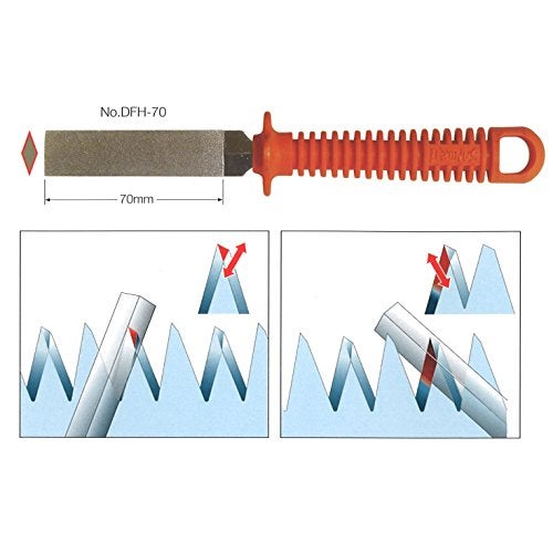Samurai مبراة الماس ساموراي كانزاوا المنشار الياباني DFH-70 للمناشير اليدوية GC JD FC - Image 2