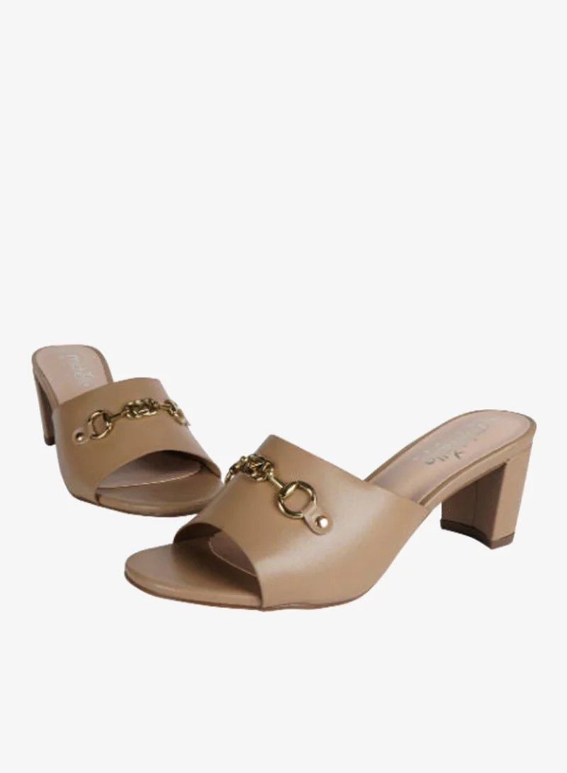 Michelle Morgan Michelle Morgan Ladies Mid Heel 213RC193 Beige