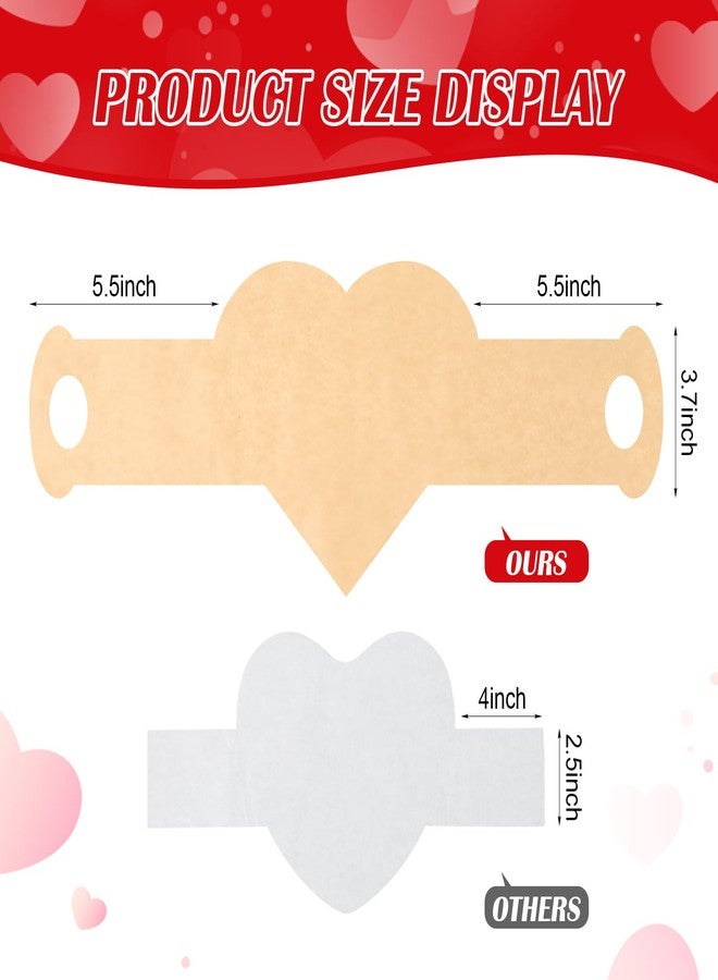 Willinglong 50 Pcs Heart Shaped Parchment Papers for Baking Cooking mother day Heart Cake Pan Non Stick Pre Cut Parchment Paper Sheets with Long Handle for Kitchen, Wedding, Pan Not Included (8 Inch) - Image 2