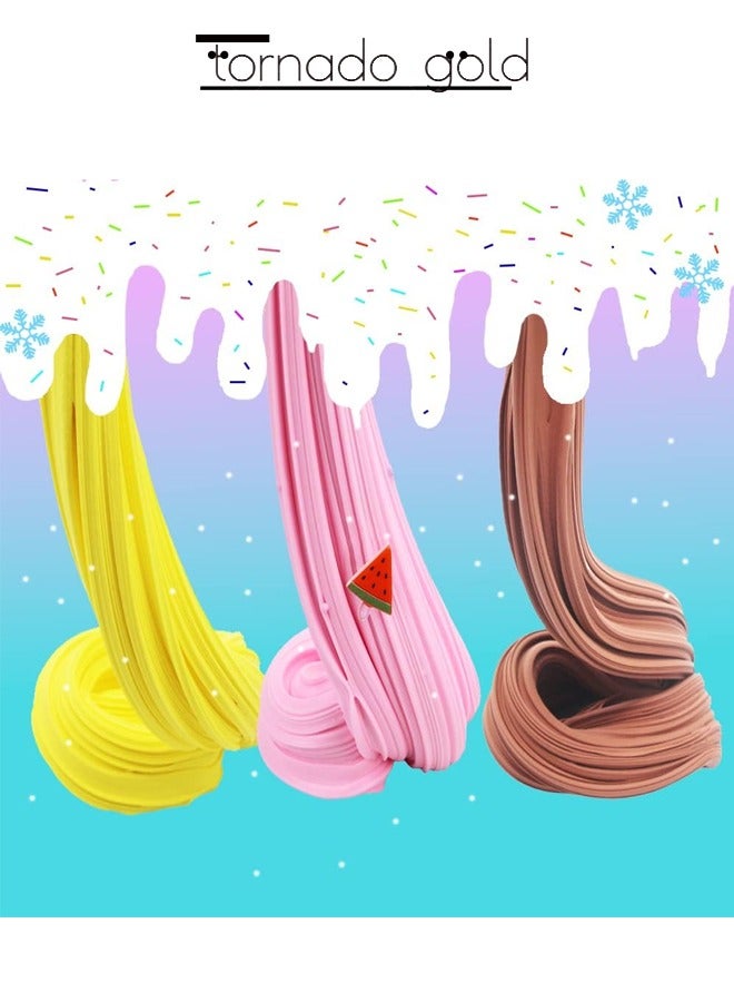 تورنيدو جولد مجموعة "داى" مثالية للحفلات العطرية الناعمة وغير اللاصقة لتخفيف الضغط هدايا الوحل للأولاد والبنات - Image 4