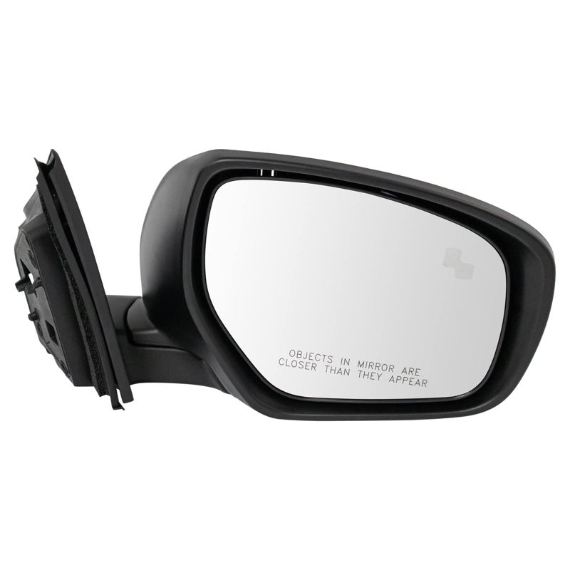 TRQ Passenger Side Power Heated Mirror Paint to Match with Turn Signal Blind Spot Indicator Compatible with 20102015 Mazda CX9
