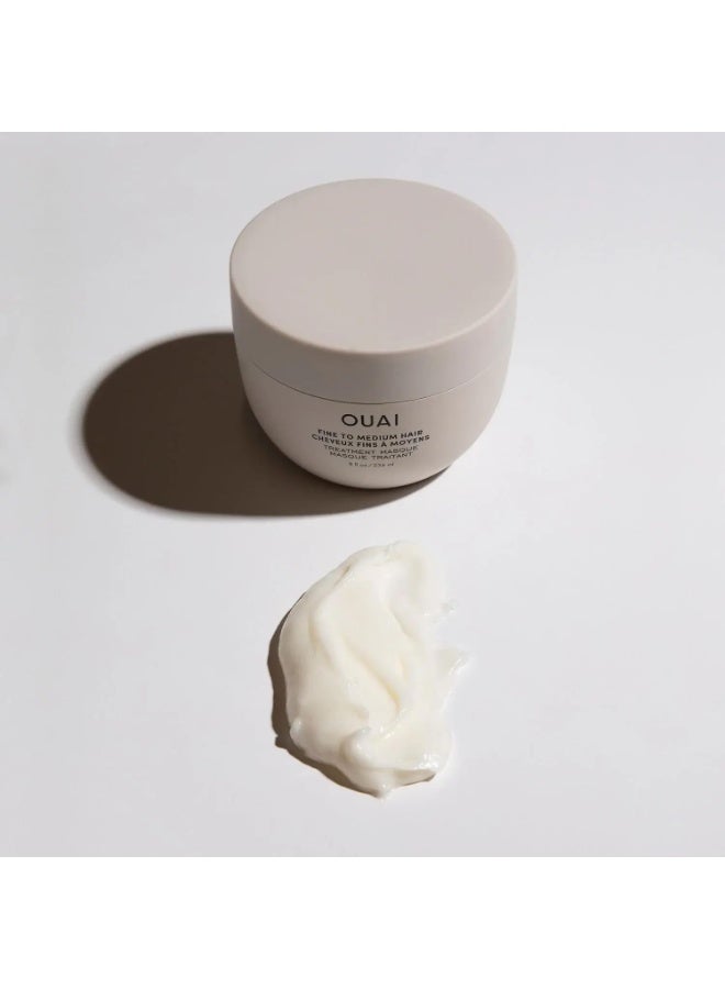 OUAI Fine to Medium Hair Treatment Masque - Hydrating Hair Mask to Help Repair Strands & Increase Shine - With Shea Butter, Keratin and Panthenol - Paraben, Phthalate & Sulfate Free (8 Fl Oz) - Image 5