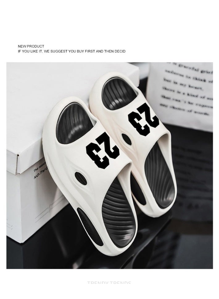 utune EVA slippers for men and women 2025 new anti slip high-end feeling, worn externally for teenagers, sports cool slippers - Image 3