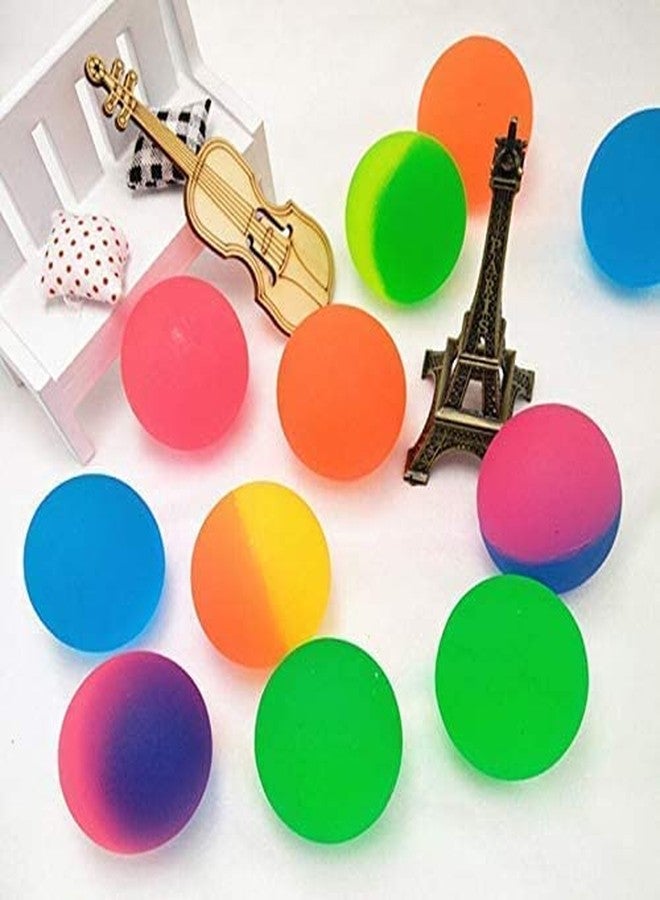 Firstly Traders Pack of 10 (Size 40 mm) Balls Indoor Outdoor Practice Crazy Bouncy Balls Training Soft Balls Kids Toy Pets Balls for Fun Multicolor - Image 4