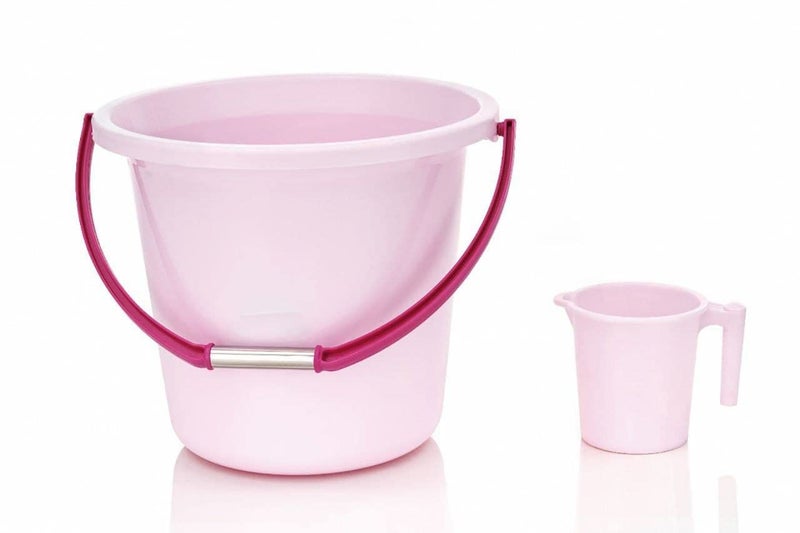 AUREUS Bathroom Bucket and Mug Set 18 L GREY - Image 4