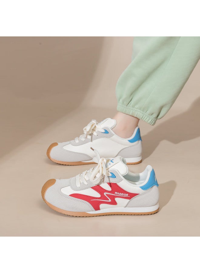Pull Back Warrior Women's Soft Sole German Training Shoes Autumn Ballet Style Casual Sneakers Wxy5237z White Red Blue Gray Size 39 - Image 3