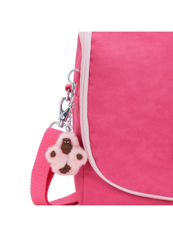 kipling New Kichirou Happy Pink C Large Lunch Bag With Trolley Sleeve