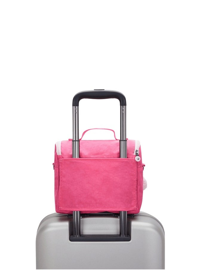 kipling - New Kichirou Happy Pink C Large Lunch Bag With Trolley Sleeve - Image 1