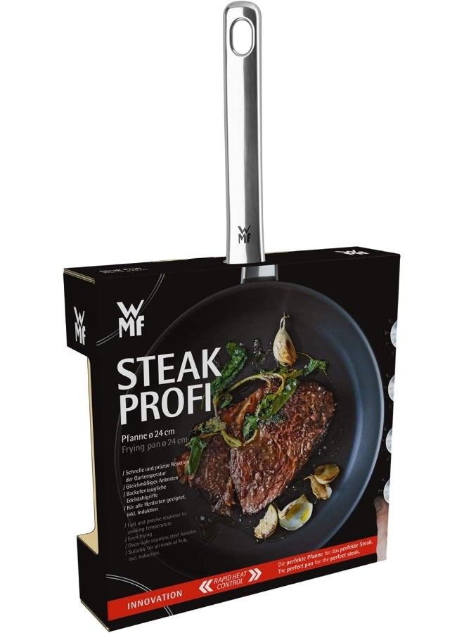 WMF Steak Profi Round Fry Pan Non Stick Pan. 24Cm. Aluminum Core. Stainless Steel Handle. Perfect Cooked Meat And Steak. - Image 5