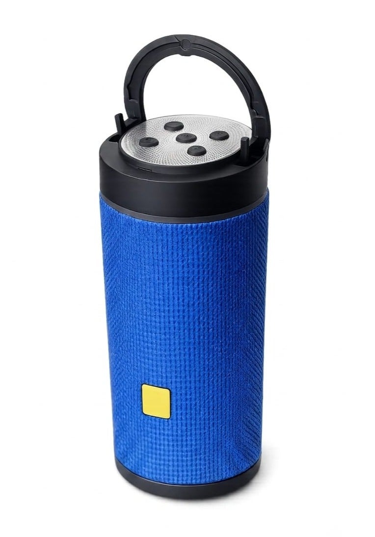 مكبر صوت KT-125 بلوتوث لاسلكي محمول مع حامل للموبايل ومنفذ USB وبطاقة ذاكرة واتصال بلوتوث