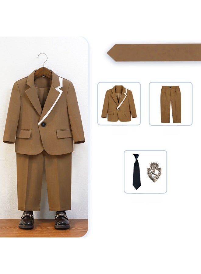 Shougu New Handsome Children's Dress And Boys' Suit Set - Image 1