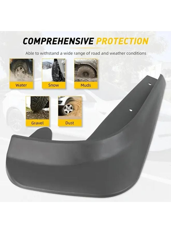 4pcs All Terrain Car Mudguards Front Rear Wheel Protection Heavy Duty Splash Resistant - Image 4