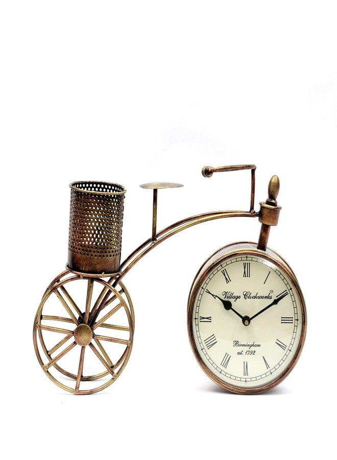 CRAFT TREE Metal Wall Clock for Living Room, Bedroom, Office, Kitchen, Home and Hall, Antique Latest Cycle Design Big Size Modern Wall Watch for Home Decor - Image 5