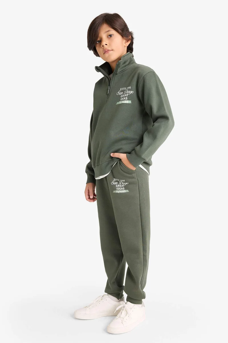 ديفاكتو Boy Elastic Waist Printed Sweatpants