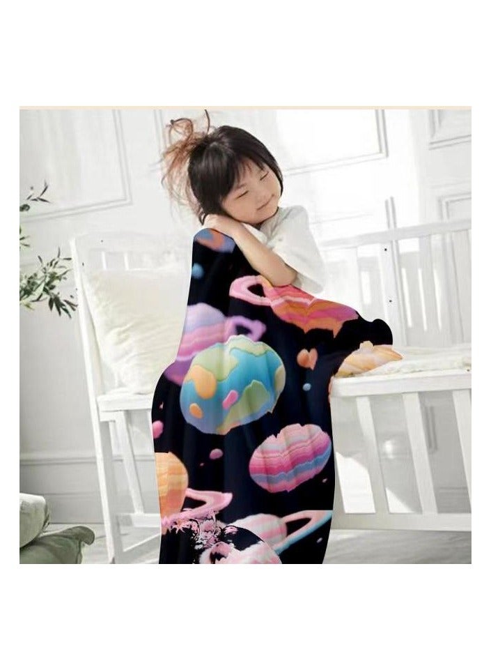 general Flannel thin blanket (warm and comfortable, suitable for sleep, gaming, dust removal and sandproof) 150cm*200cm - 407 - Image 3