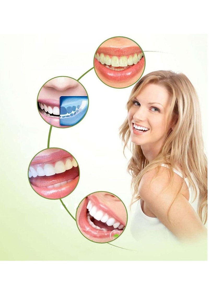 SYOSI - Teeth Veneers Smile Instant Temporary Tooth Kit Decoration Perfect Braces Whitening Alternative No Pain No Shot No Drilling Fix Smile in Minutes Upper Teeth Lower Teeth Separate Box - Image 1