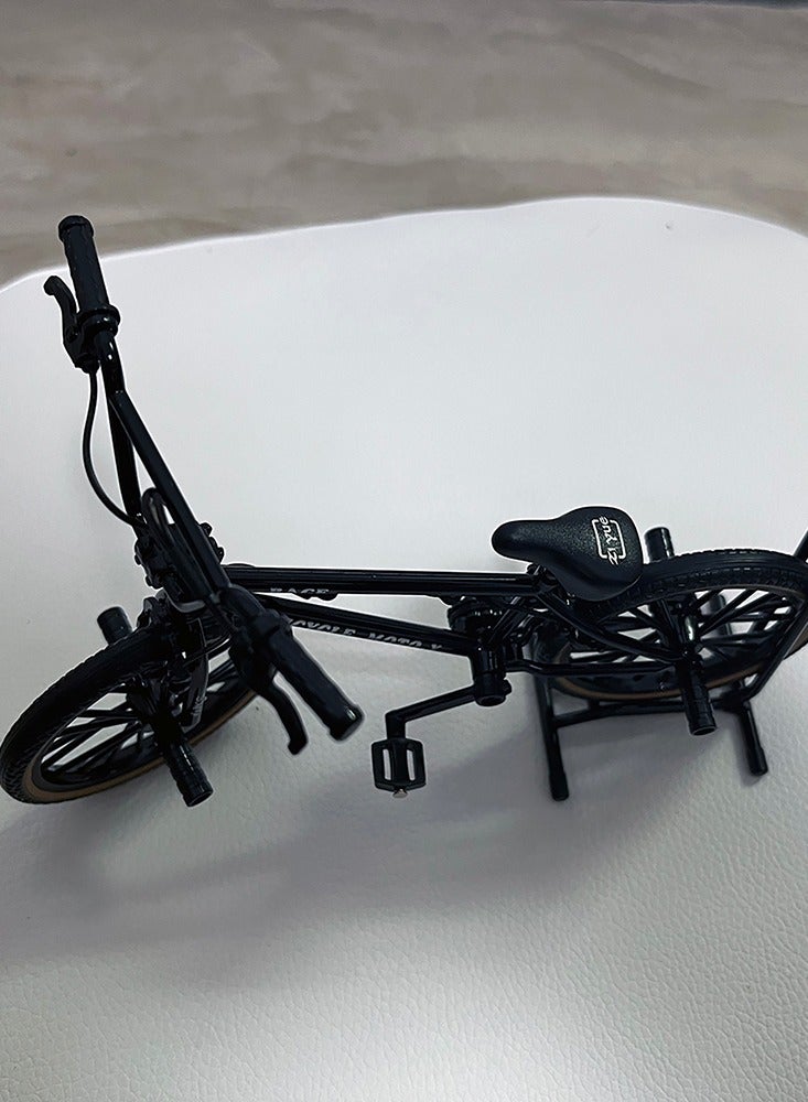 1:10 Model Alloy Bicycle Die-cast Mini Model Toy Bike Mountain Finger Bicycle With Bracket Simulation Collection Gifts Toy - Image 4