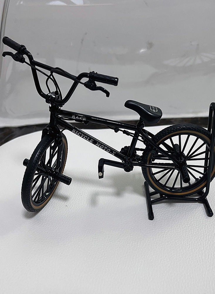 1:10 Model Alloy Bicycle Die-cast Mini Model Toy Bike Mountain Finger Bicycle With Bracket Simulation Collection Gifts Toy - Image 5