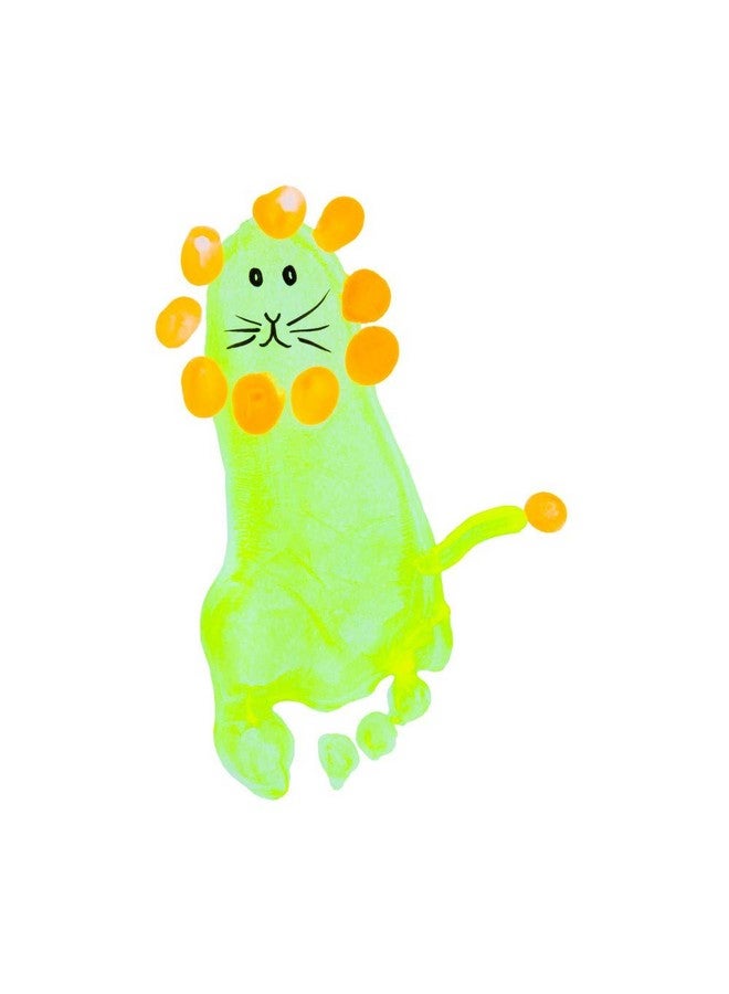 Scribbles Roller Kit, Kid Safe, Permanent Finger Paint, 7 Piece Set, Neon - Image 5