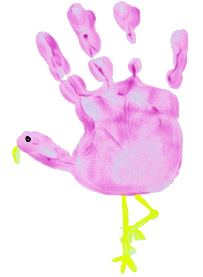 Scribbles Roller Kit, Kid Safe, Permanent Finger Paint, 7 Piece Set, Neon - Image 4