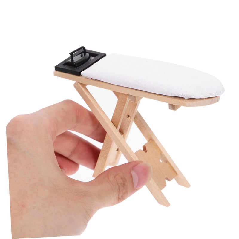 Mini Iron Table Model For Dollhouse Creative Play Room Decor - Image 4